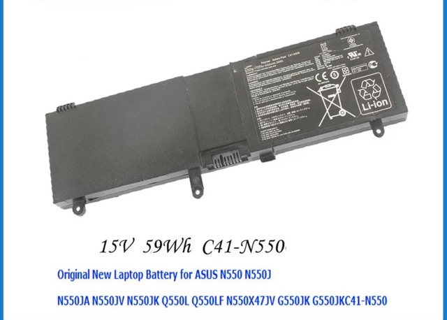 pin laptop Asus Q501L Q501LA Q501 – C41‑N541 (4 cell)