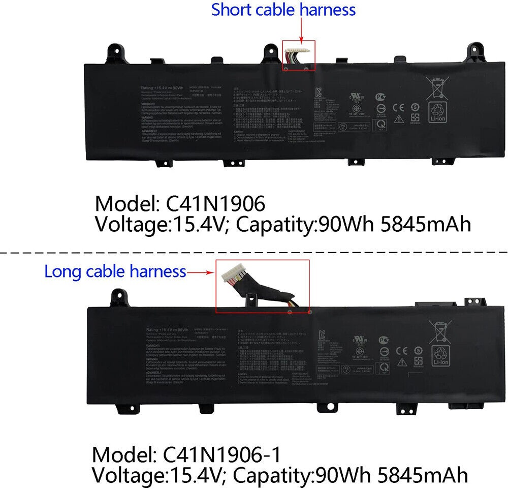 pin laptop Asus X450 X550 A550 X452 X552 – 4 cell