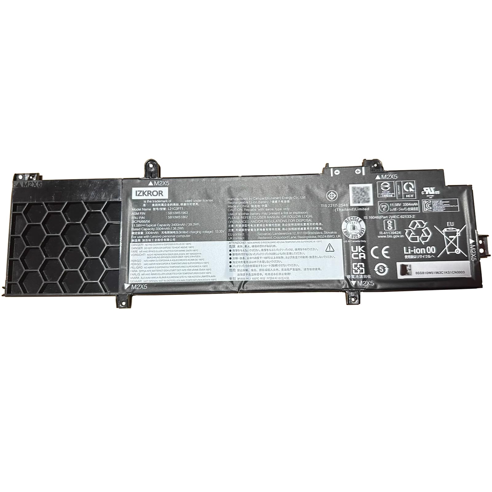 pin laptop Lenovo ThinkPad T61 R61 T400 R400 – T60 (6 cell)