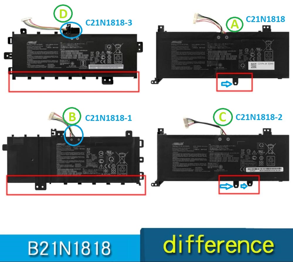 pin laptop Asus ZenBook UX51 UX51VZ U500VZ – C42‑UX51 (4 cell)