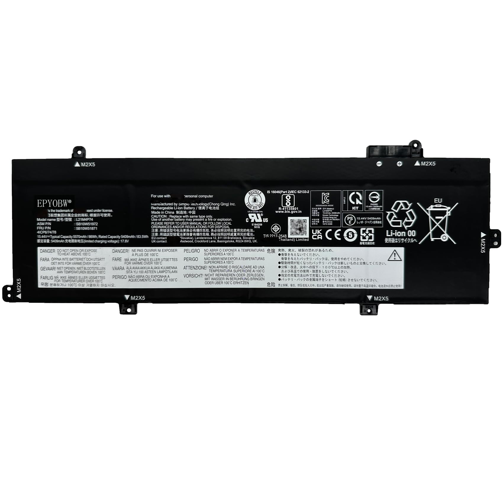 pin laptop Lenovo IdeaPad G400 G410 G480 G485 G500 G505 G510 G580 G585 V480, Y470 Y480 Y570 Y580, Z580 Z585 – 6 cell