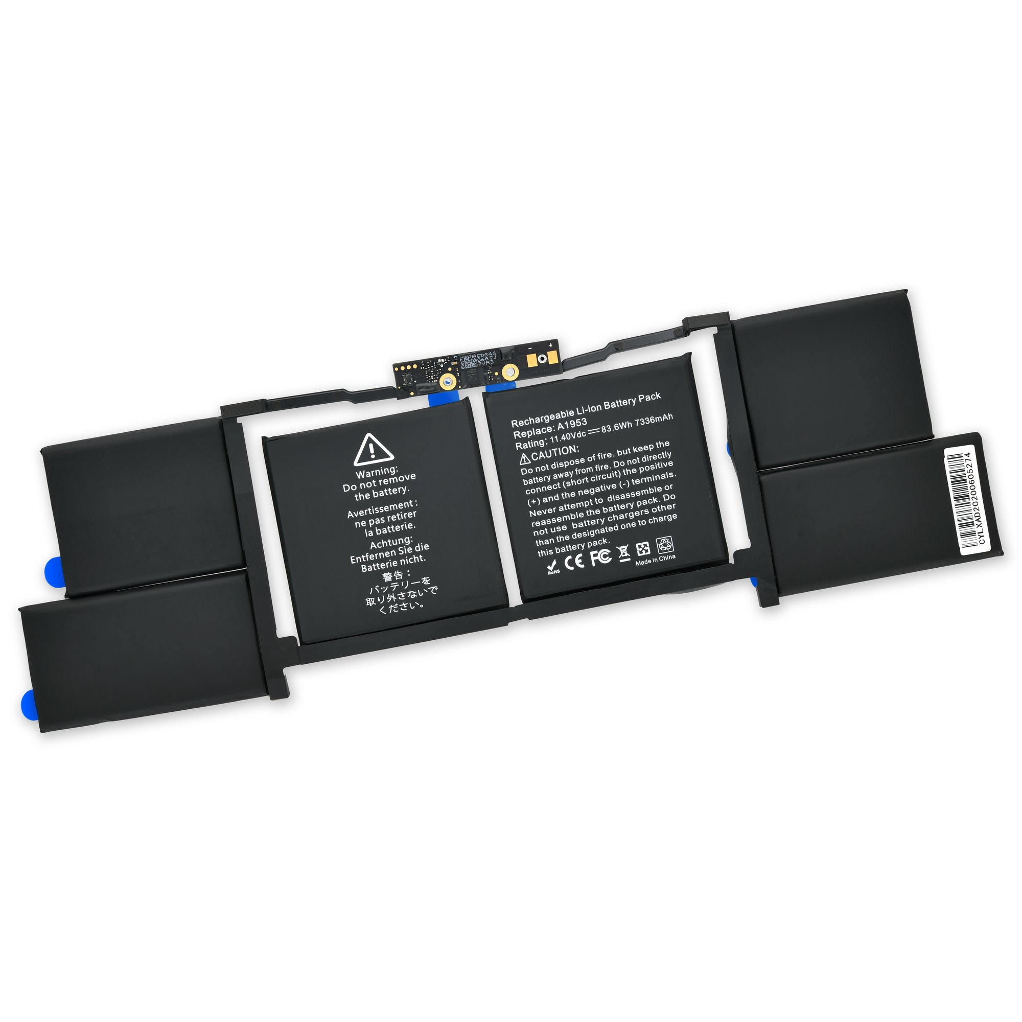 pin MacBook Pro Retina 13″ (Late 2012 & Early 2013) A1502 / A1493 – 6 cell