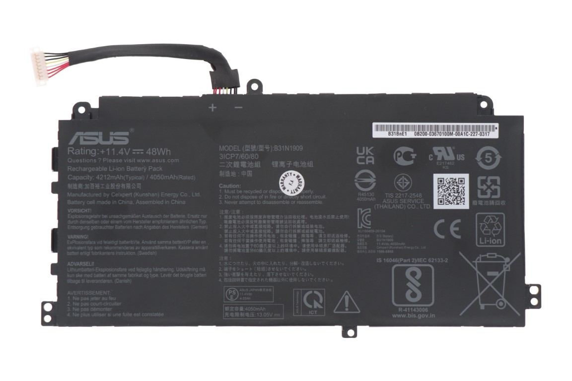 pin laptop ZenBook Flip UX461FA UX461FN UX461UA – C31N1714 (3 cell)