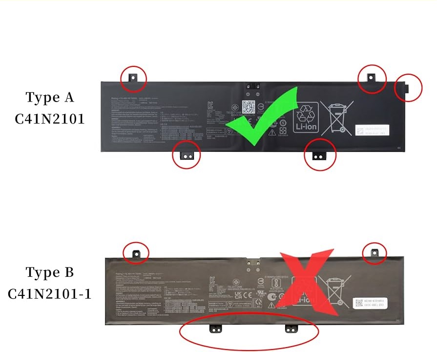 pin laptop Asus X451 X551 F451 F551 P451 P551 – A41N1408 (4 cell)