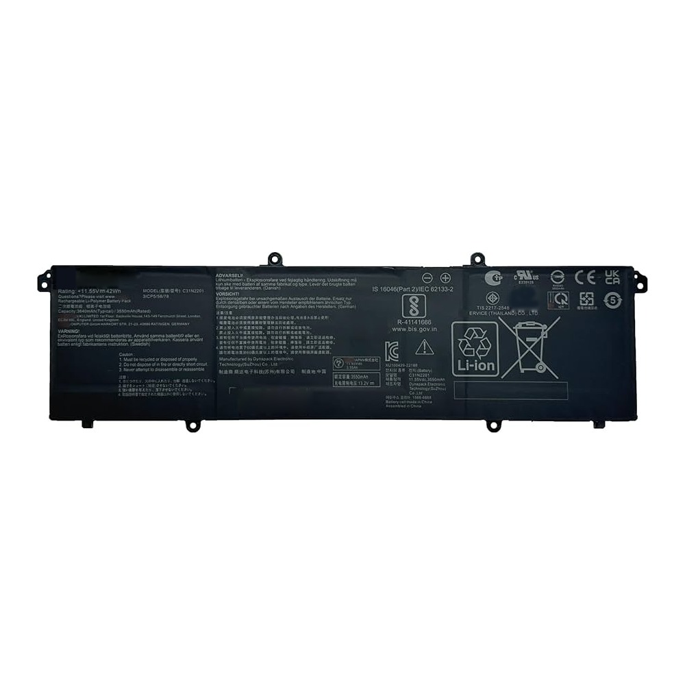 pin laptop Asus A45 K45 K55 K75 X45 X55 U57 X75 – K55 – 6 cell
