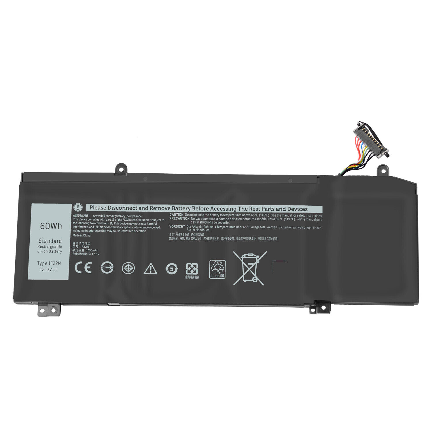 pin laptop Dell XPS 13 Plus 9320 – YM15G (3 cell 55 Wh)