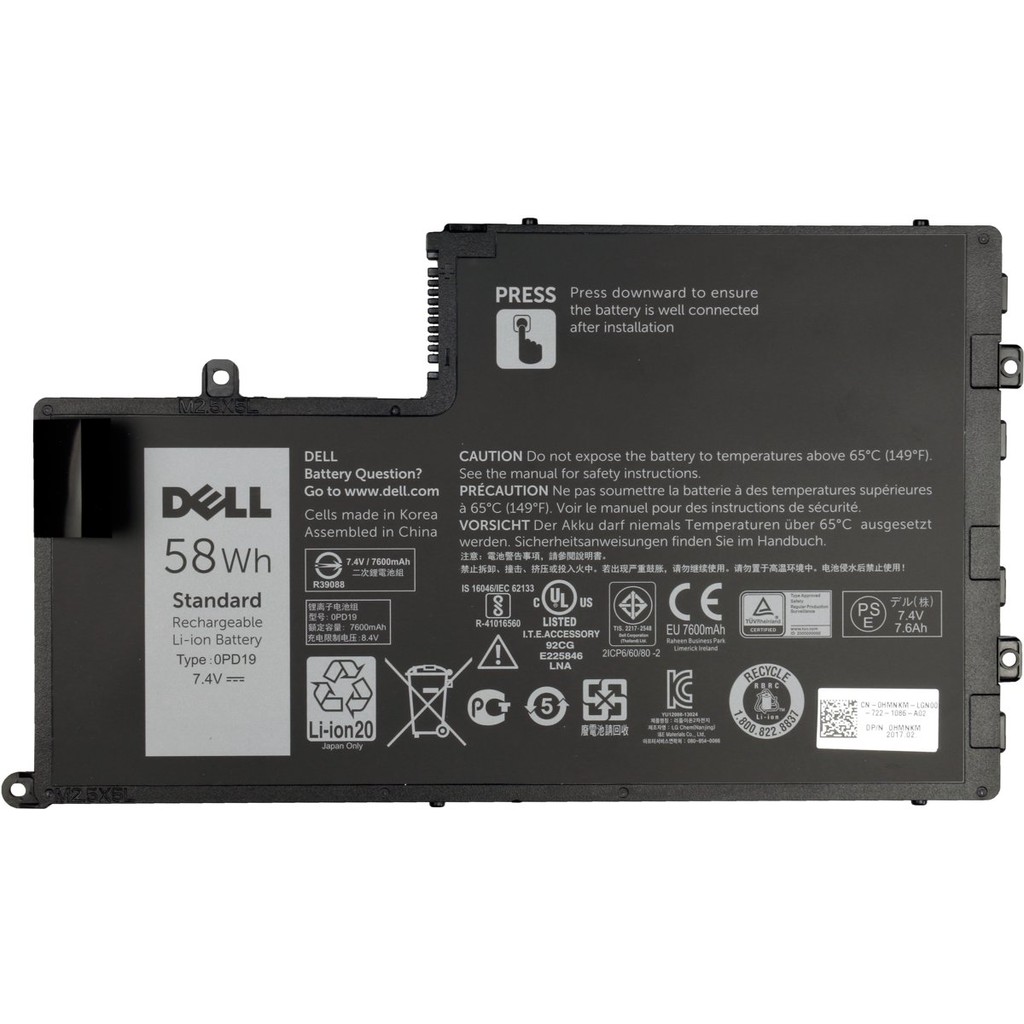 pin laptop Dell Inspiron 8500 8600 Latitude D800 Precision M60 – Dell D800 (6 cell)