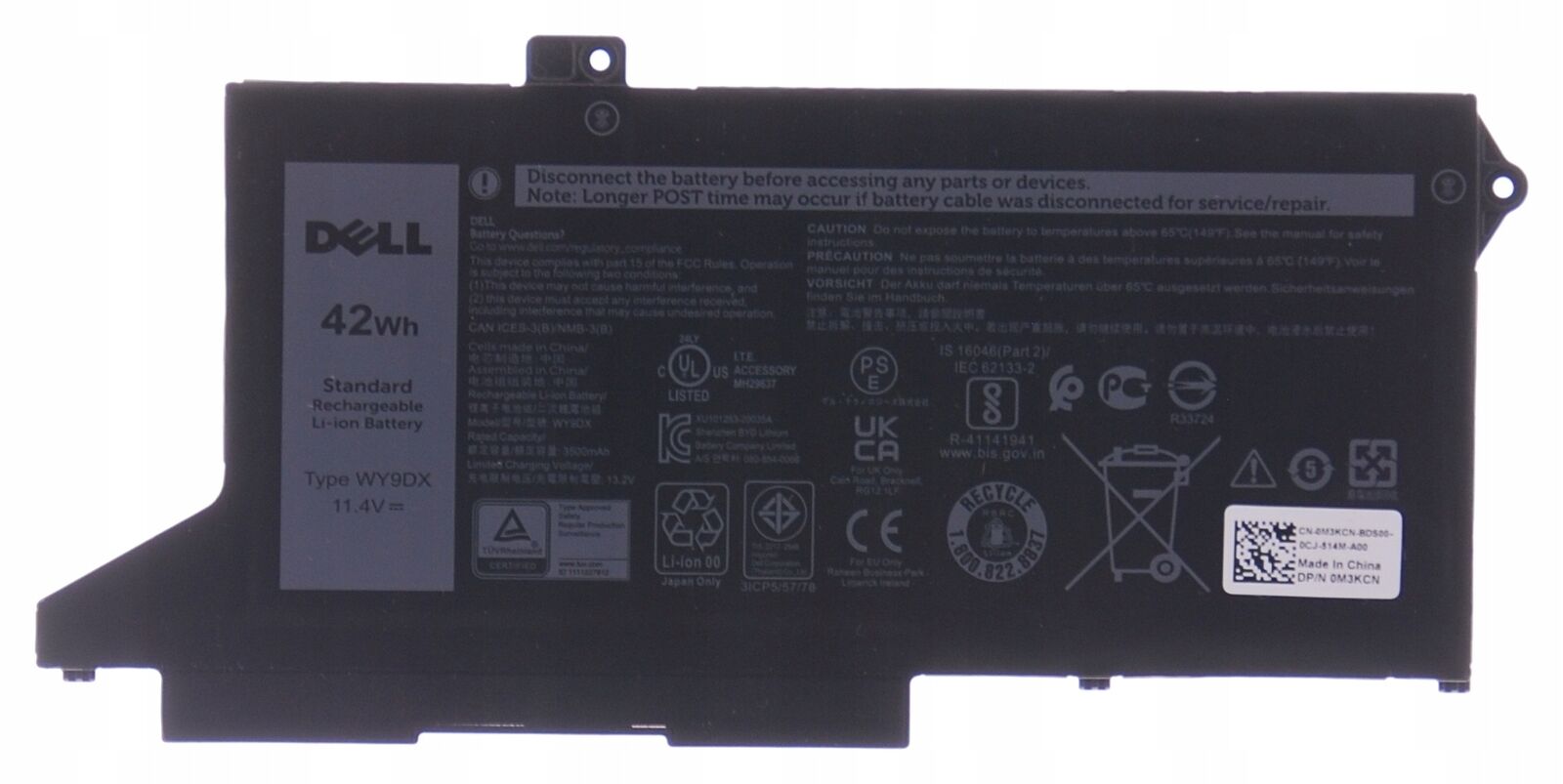 pin laptop Dell Studio 1535, 1536, 1537, 1555, 1557, 1558 (6 cell)