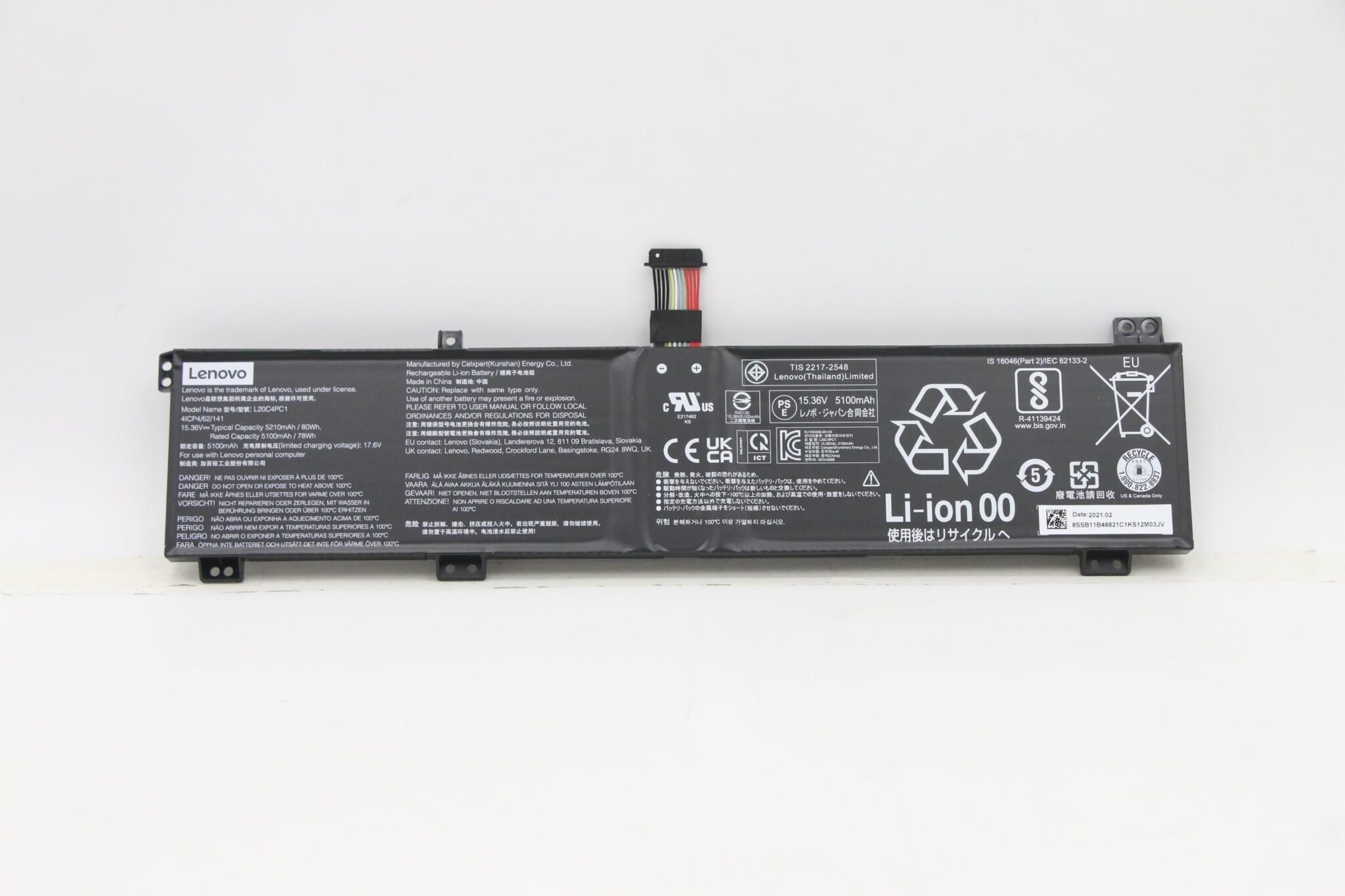 pin laptop Lenovo ThinkPad L380 / L390 – L17L3P53 (3 cell)