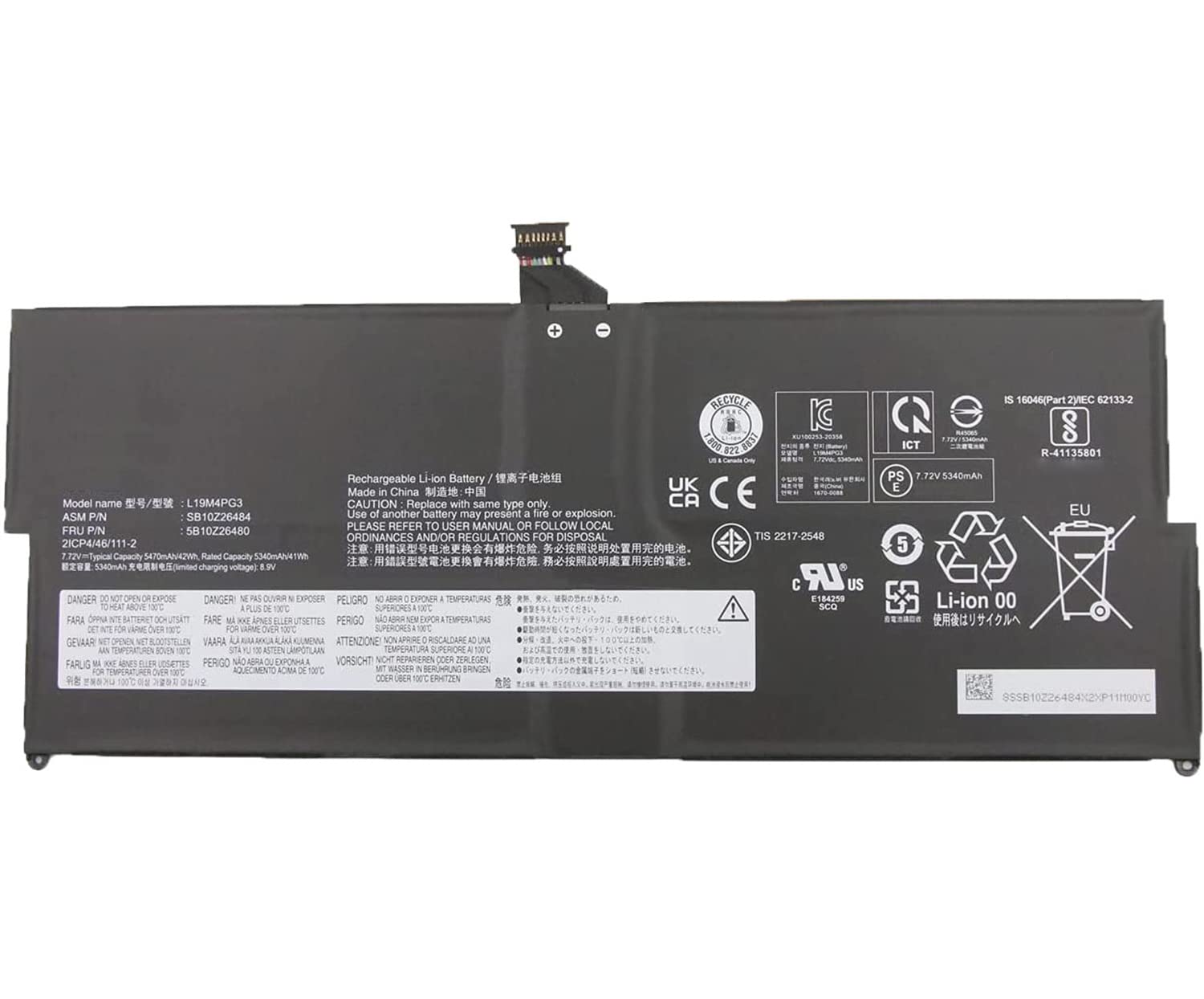 pin laptop Lenovo IdeaPad G400 G410 G480 G485 G500 G505 G510 G580 G585 V480, Y470 Y480 Y570 Y580, Z580 Z585 – 6 cell