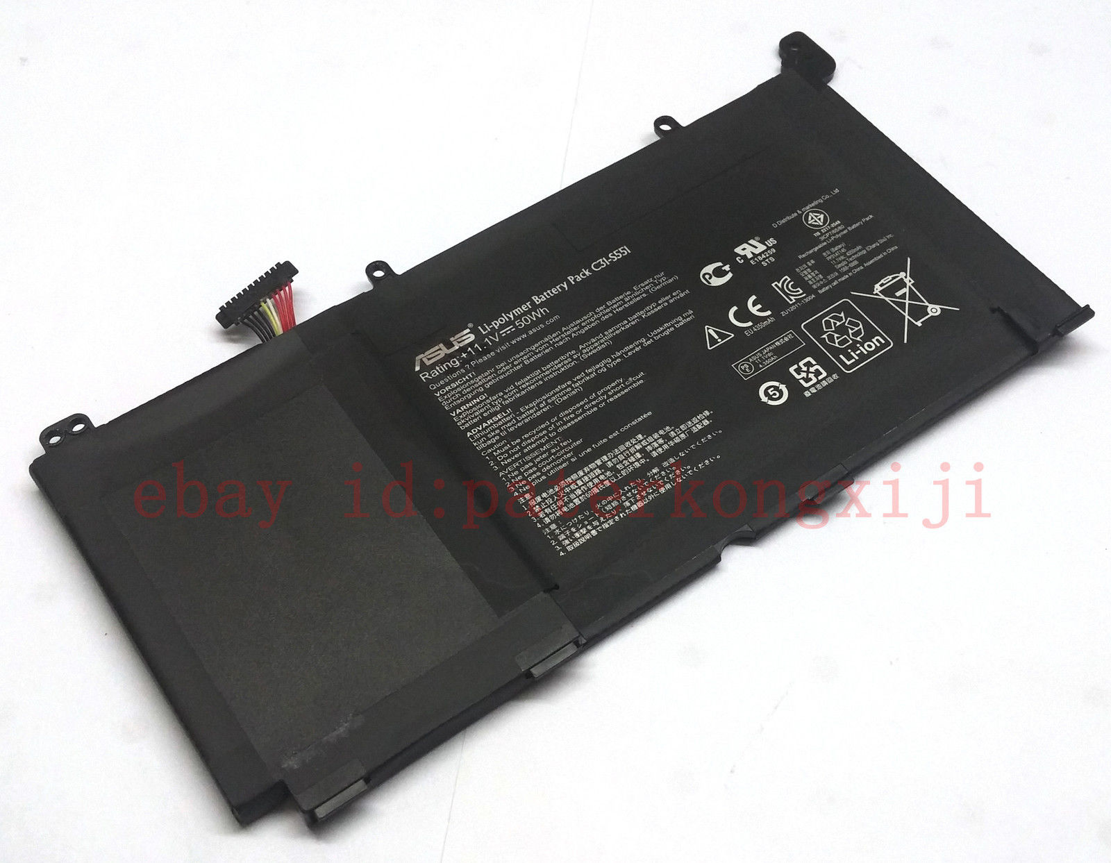 pin laptop Asus Vivobook X200CA X200MA F200CA R202CA – A31N1302 (3 cell)