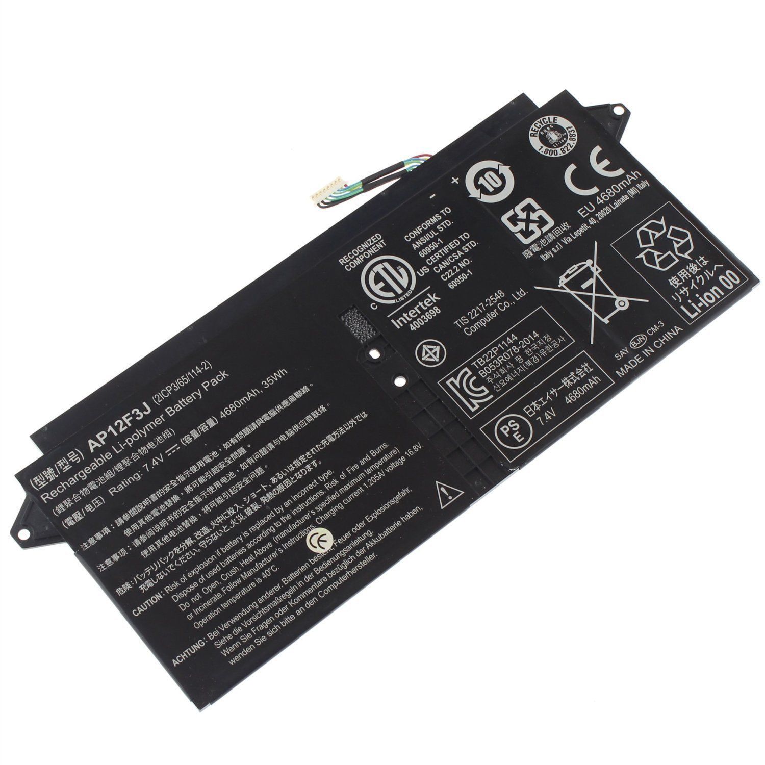 pin laptop Dell Inspiron 14-7466 – 14-7467 – PWKWM (4 cell)