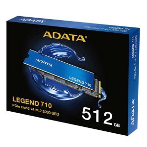 SSD M.2 PCIe 512G ADATA LEGEND 710 Gen3x4 (2400MBs/1800MBs) Chính hãng FV