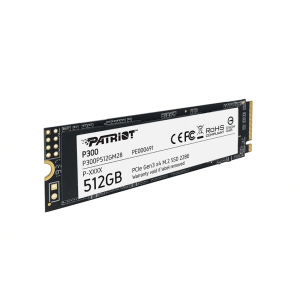 SSD M.2 PCIe 512G PATRIOT P300 NVMe Gen3x4 Chính hãng FV