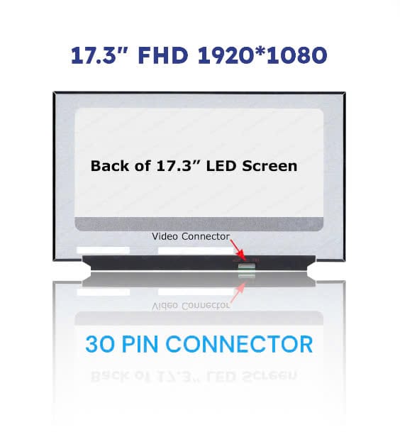 Màn Hình Laptop 17.3″ Led Slim 30p Fhd For Msi Gf75 *Socket Phải*