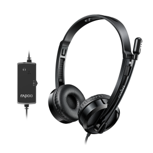 Tai nghe Rapoo H120 Stereo | Có dây, On-ear, Đen