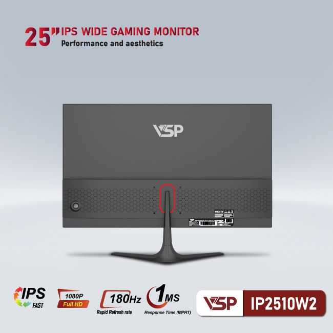 Màn hình Văn phòng VSP IP2510W2 | 25 inch, FHD, 180Hz, Fast IPS - Ảnh 2