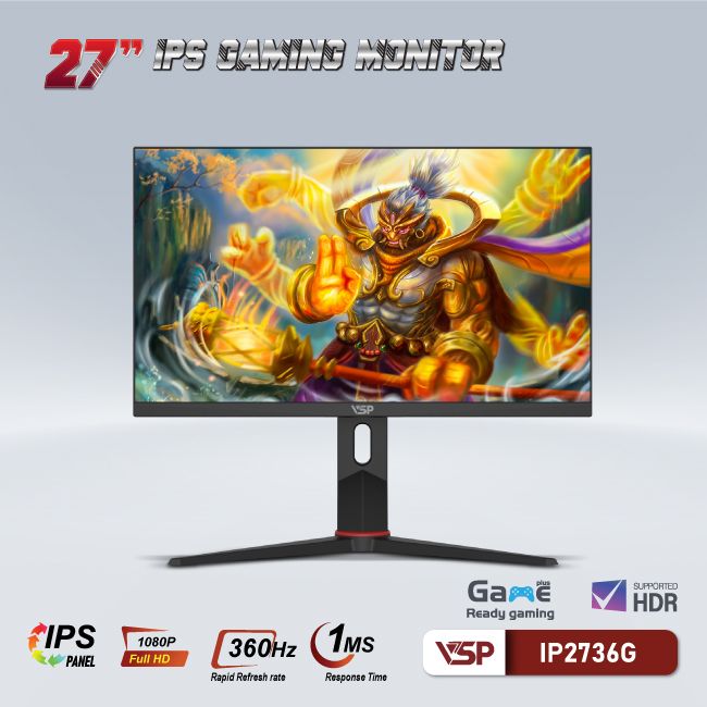 Màn hình Gaming VSP IP2736G | 27 inch, FHD, 360Hz, IPS - Ảnh 2