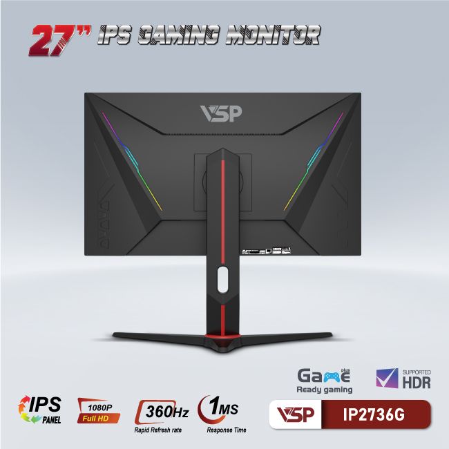 Màn hình Gaming VSP IP2736G | 27 inch, FHD, 360Hz, IPS - Ảnh 3