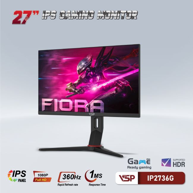 Màn hình Gaming VSP IP2736G | 27 inch, FHD, 360Hz, IPS - Ảnh 4