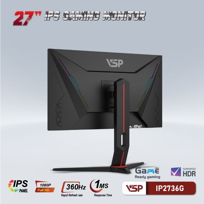 Màn hình Gaming VSP IP2736G | 27 inch, FHD, 360Hz, IPS - Ảnh 5