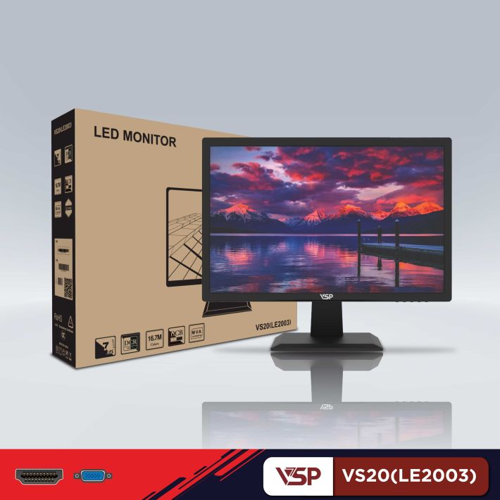 Màn hình Văn phòng VSP VS20 | 19.5 inch, HD+, 75Hz, TN - Ảnh 2