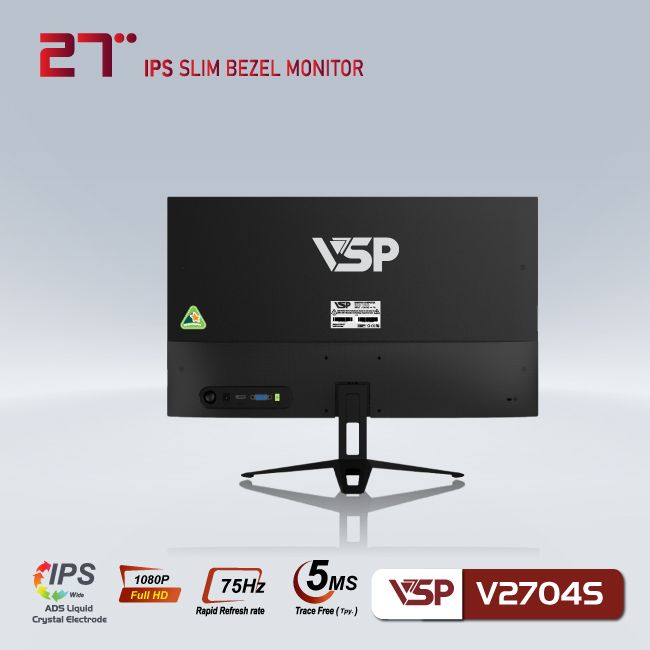 Màn hình Văn phòng VSP V2704S | 27 inch, FHD, 75Hz, IPS - Ảnh 4