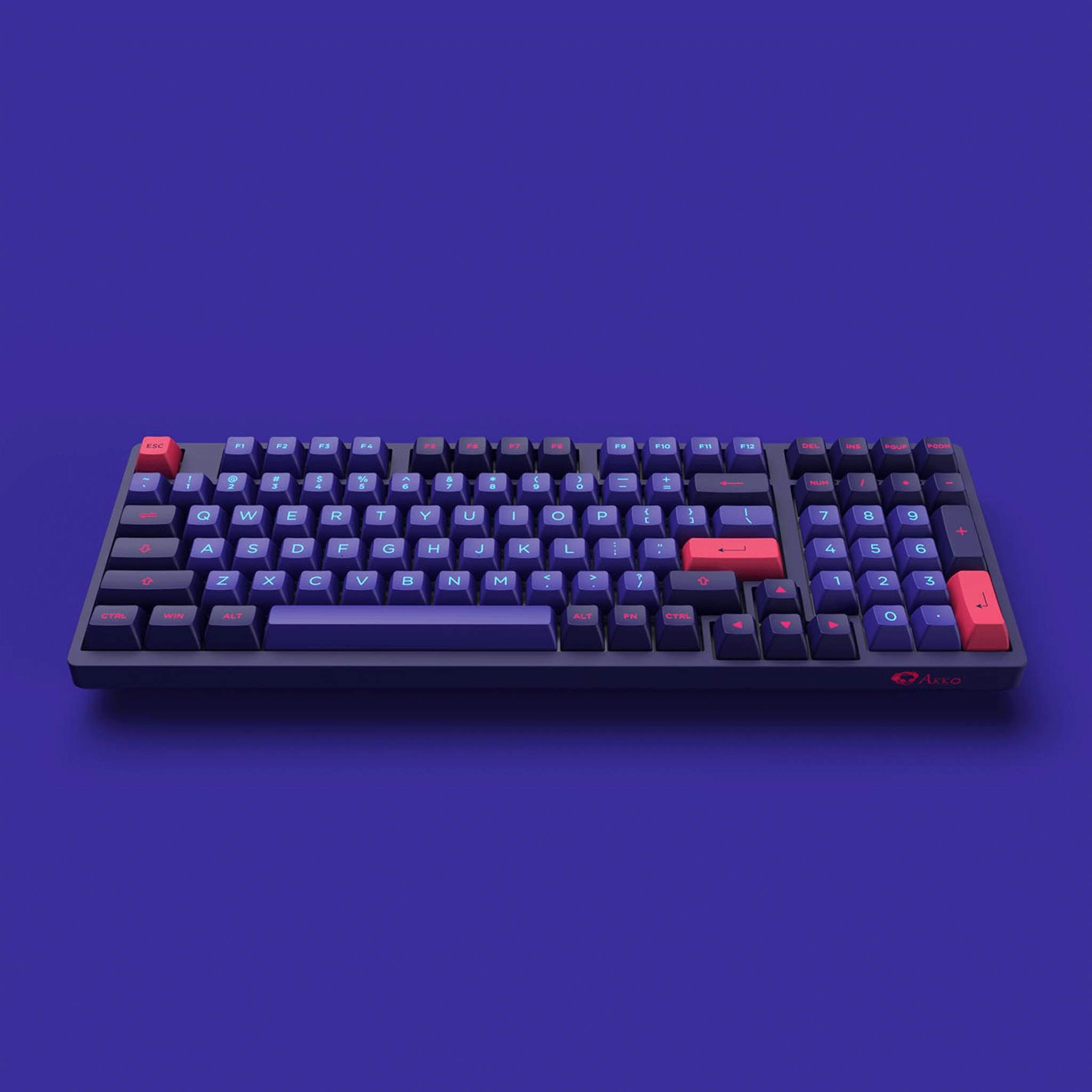 Bàn phím cơ gaming Akko 3098 Neon | Có dây, Fullsize, Linear Switch, RGB, Neon - Ảnh 4