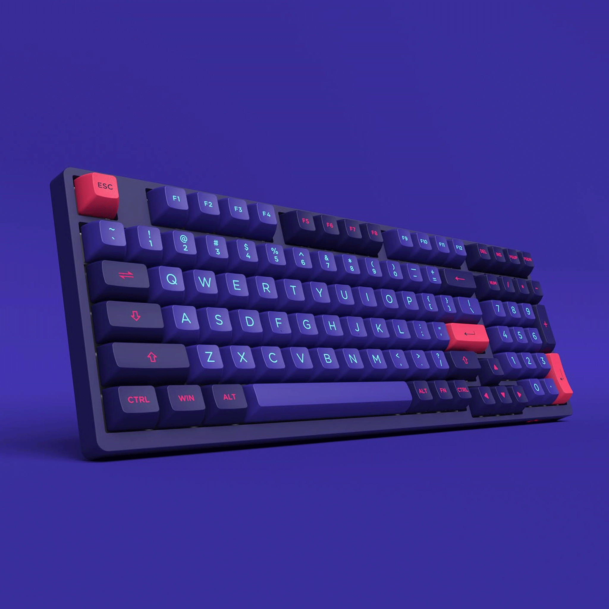 Bàn phím cơ gaming Akko 3098 Neon | Có dây, Fullsize, Linear Switch, RGB, Neon - Ảnh 3