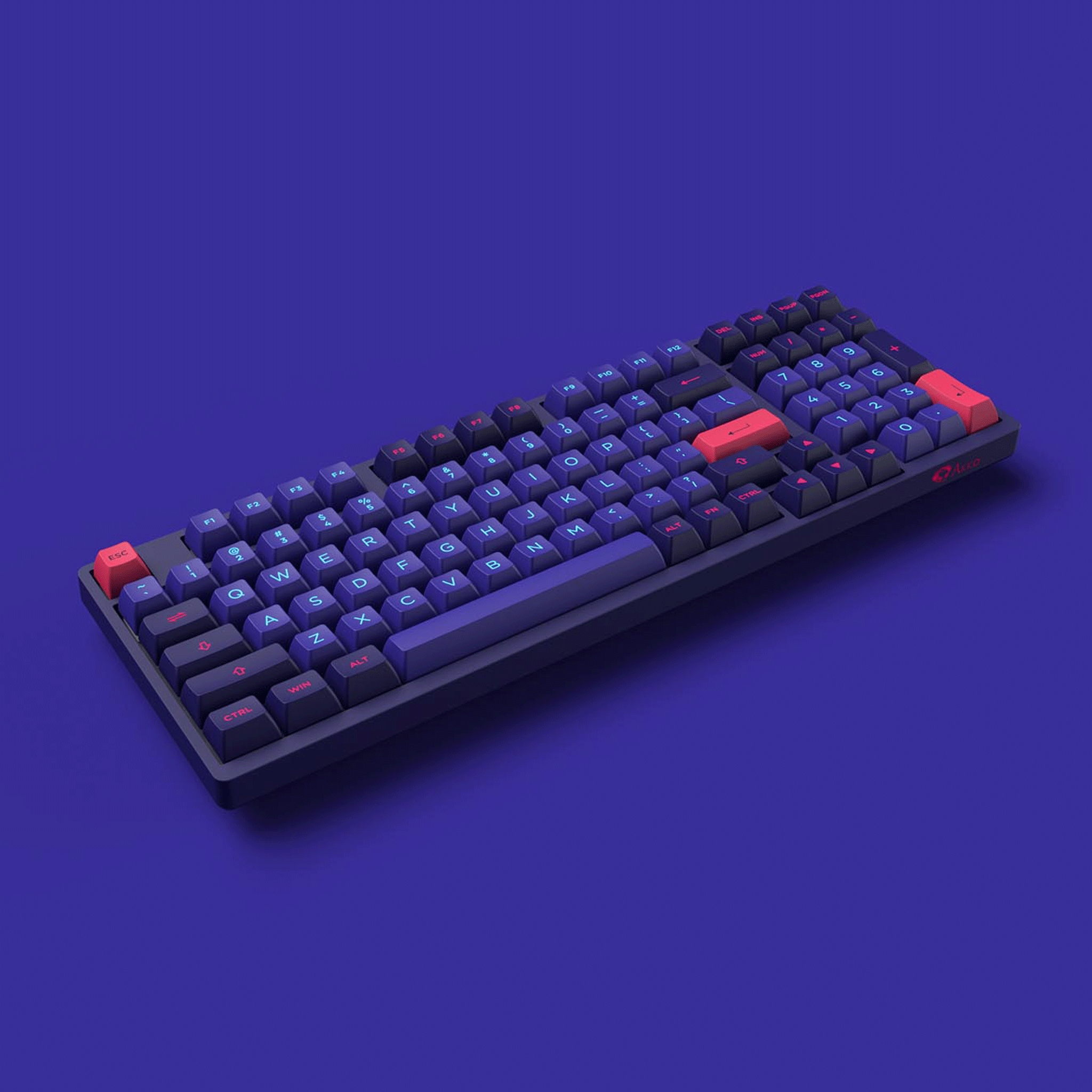Bàn phím cơ gaming Akko 3098 Neon | Có dây, Fullsize, Linear Switch, RGB, Neon - Ảnh 2