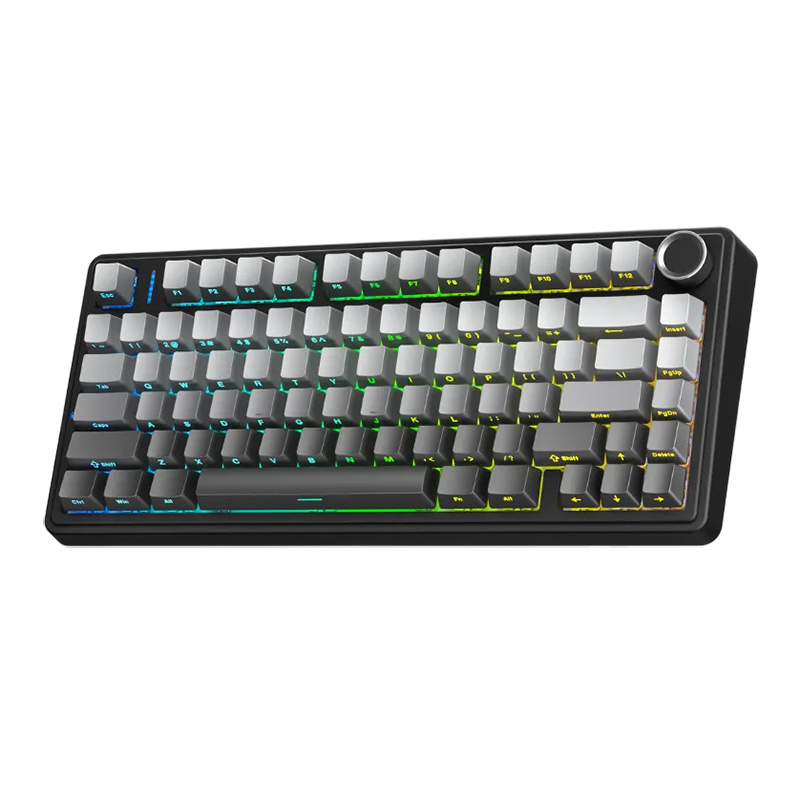 Bàn phím cơ gaming AULA F75 Xám Đen Gradient | 3 Mode, Reaper Switch, RGB (NK) - Ảnh 3