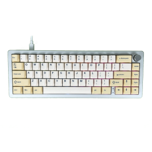 Bàn phím cơ gaming XinMeng M66 | 3 Mode, TKL, Linear Switch, RGB, Silver, Vỏ nhôm, Hot swap