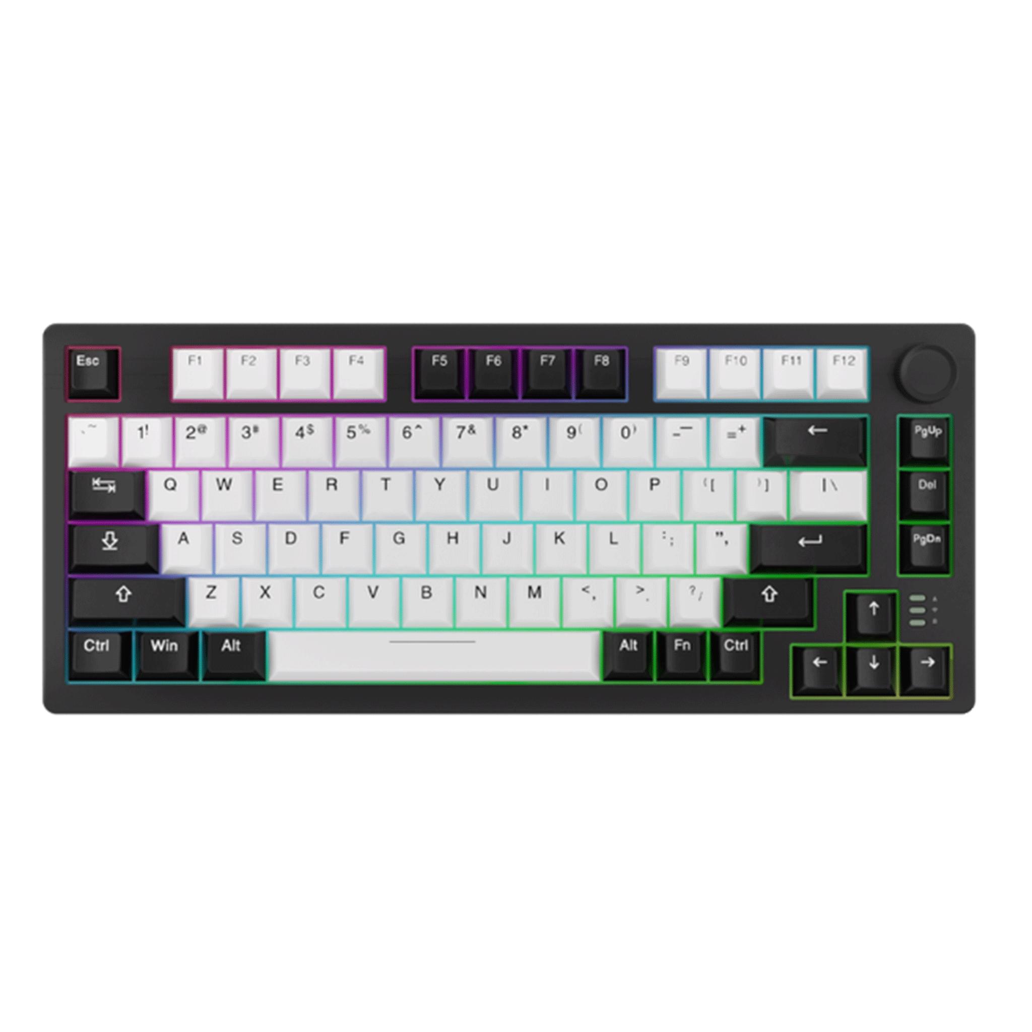 Bàn phím cơ gaming Dareu EK75 Pro | 3 Mode, TKL, Linear Switch, RGB, Black/Yellow, Hot swap - Ảnh 2