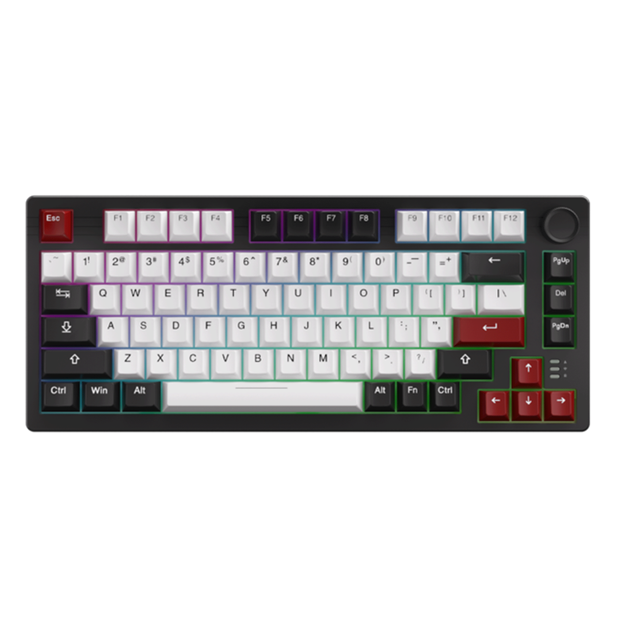 Bàn phím cơ gaming Dareu EK75 Pro | 3 Mode, TKL, Linear Switch, RGB, Black/Yellow, Hot swap