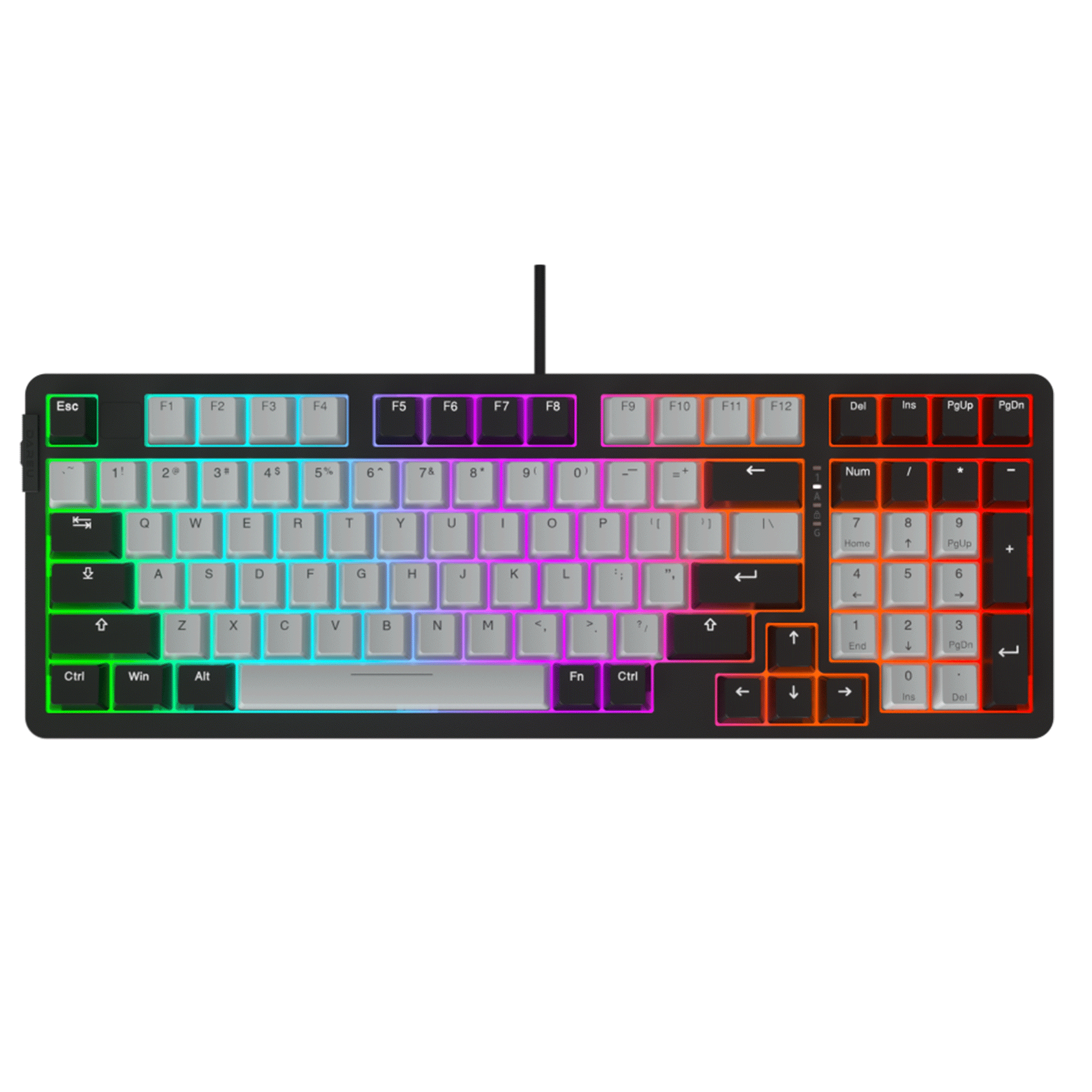 Bàn phím cơ gaming Dareu EK98X | Có dây, Fullsize, Optical Switch, RGB, Black-Grey
