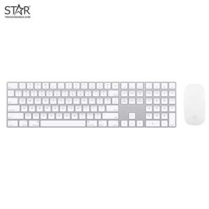 Combo phím chuột văn phòng Apple A1843 | Bluetooth, Fullsize, White