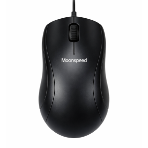 Chuột văn phòng Motospeed F333 | Có dây, 1000 DPI, 90g, Đen
