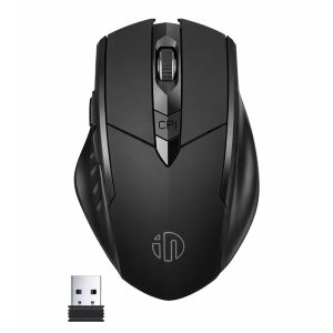 Chuột văn phòng INPHIC F1S Chính Hãng | Wireless, 2400 DPI, 95g, Đen