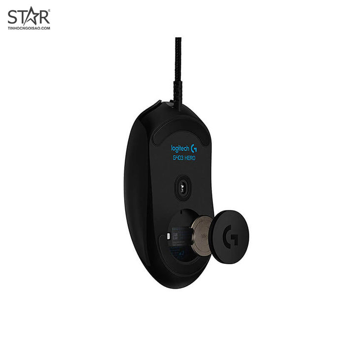 Chuột gaming Logitech G403 HERO | Có dây, 25600 DPI, 87g, RGB - Ảnh 4