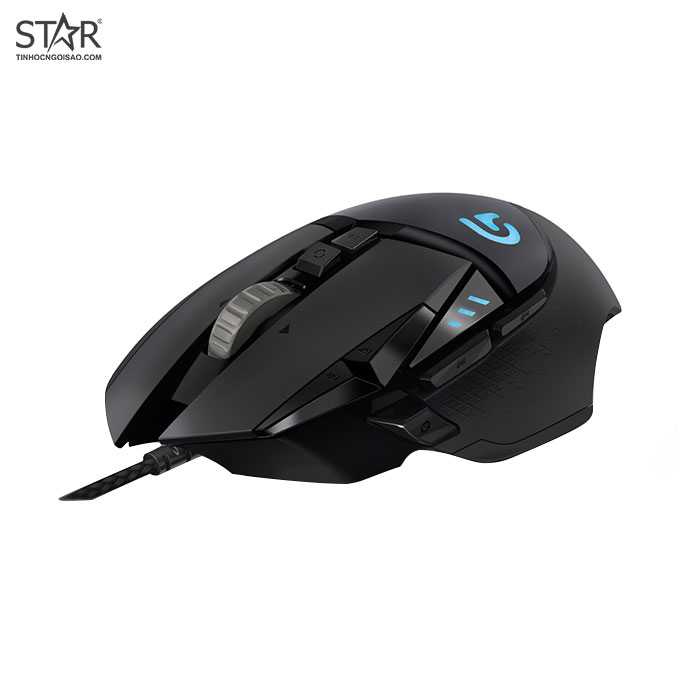 Chuột gaming Logitech G502 HERO | Có dây, 25600 DPI, 121g, RGB, Đen - Ảnh 4