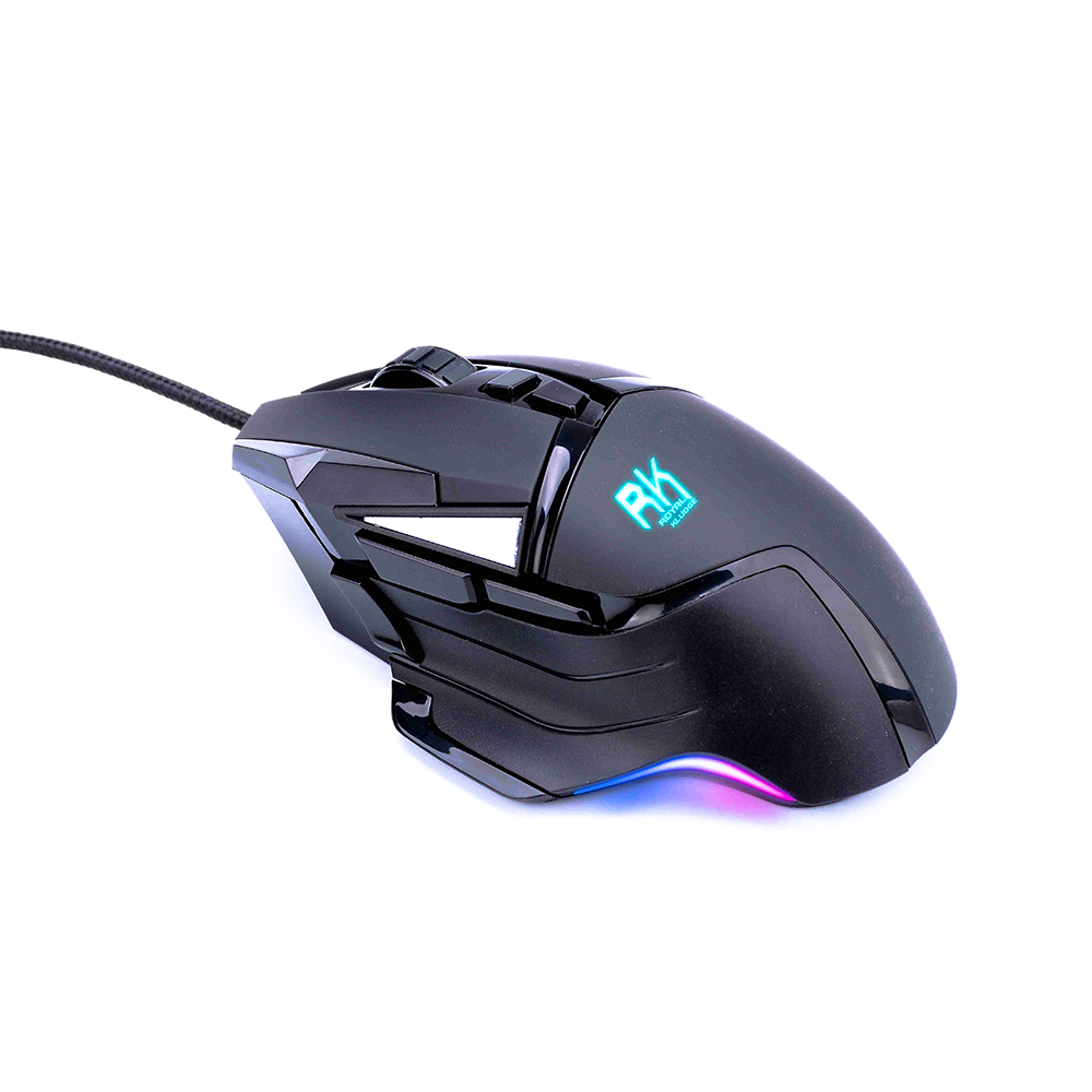 Chuột văn phòng Kludge RM502 | Có dây, 4000 DPI, 65g, RGB, Đen - Ảnh 3