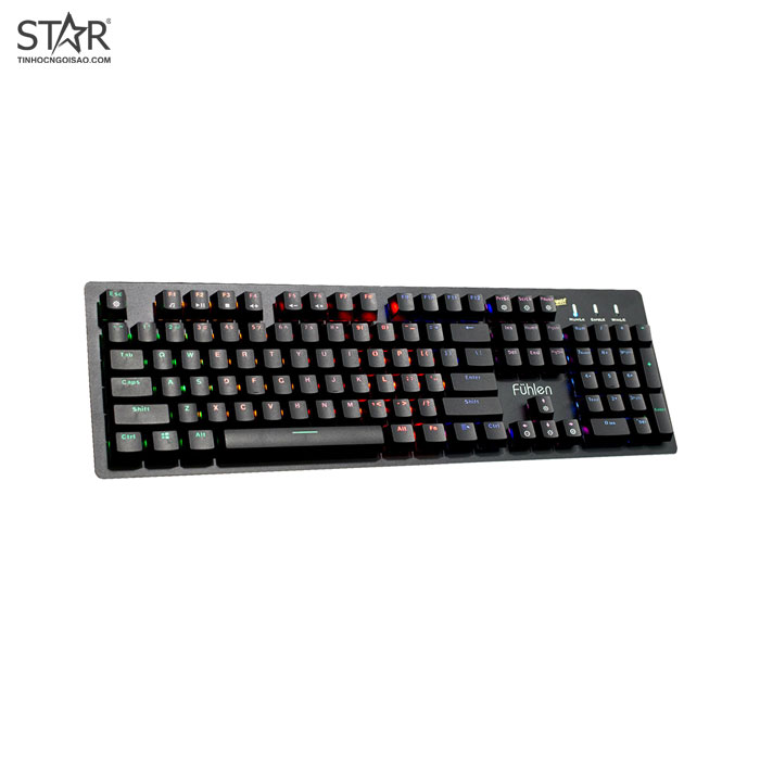 Bàn phím cơ gaming Fuhlen Eraser | Có dây, Fullsize, Optical Switch, RGB - Ảnh 4