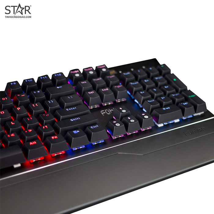 Bàn phím cơ gaming Fuhlen Eraser | Có dây, Fullsize, Optical Switch, RGB - Ảnh 5