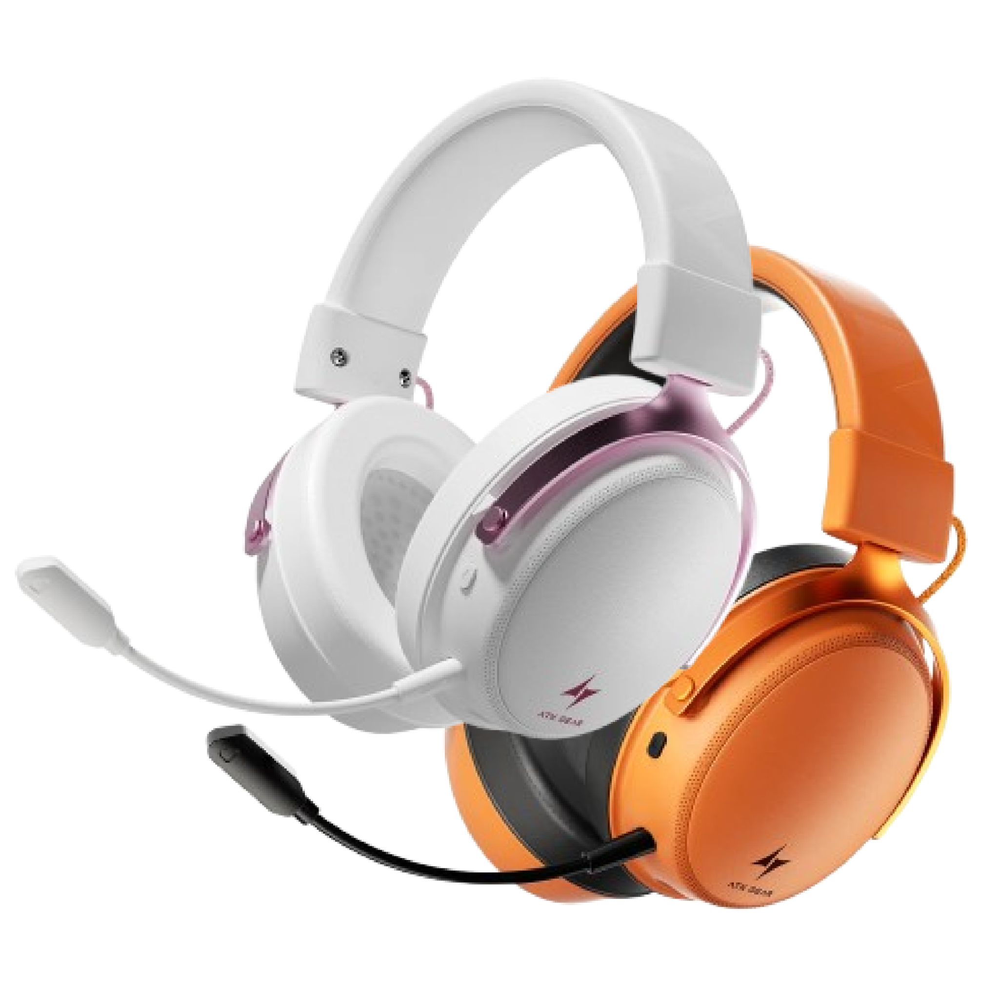 Tai Nghe Gaming Không Dây ATK Neptune N9 Ultra | 4 Mode, White Pink - Ảnh 2