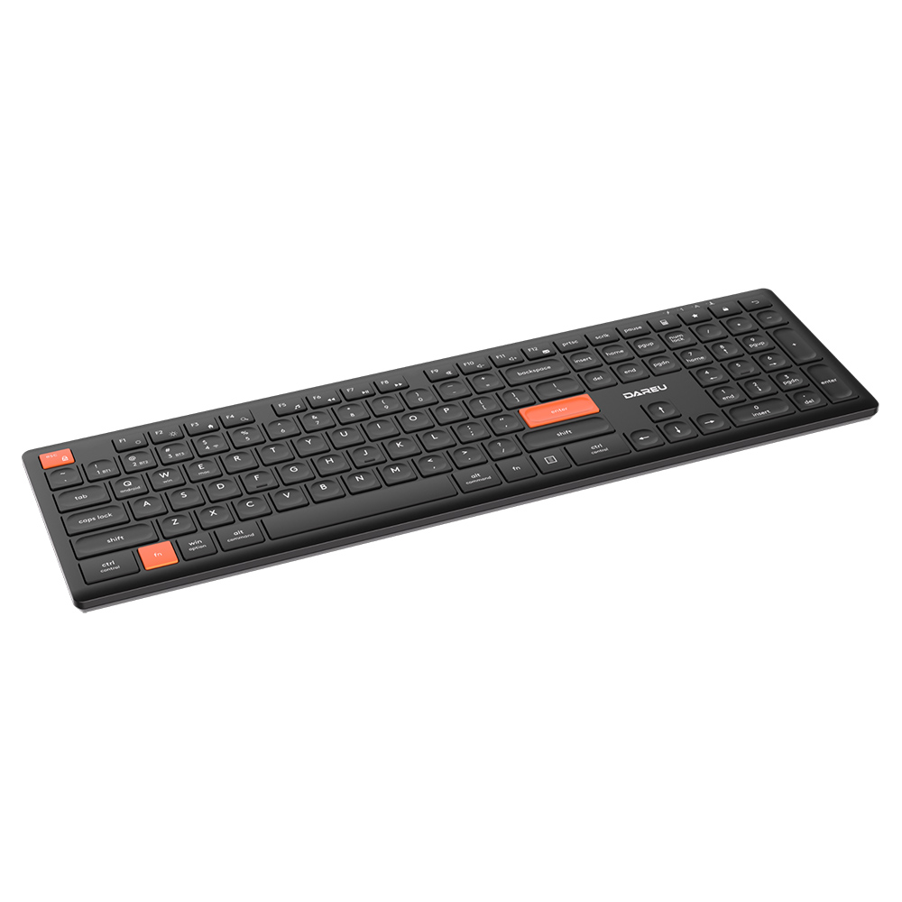 Bàn phím văn phòng Dare-U LK165D Black Orange | Không dây, Dual Mode, Scissor Switch - Ảnh 2