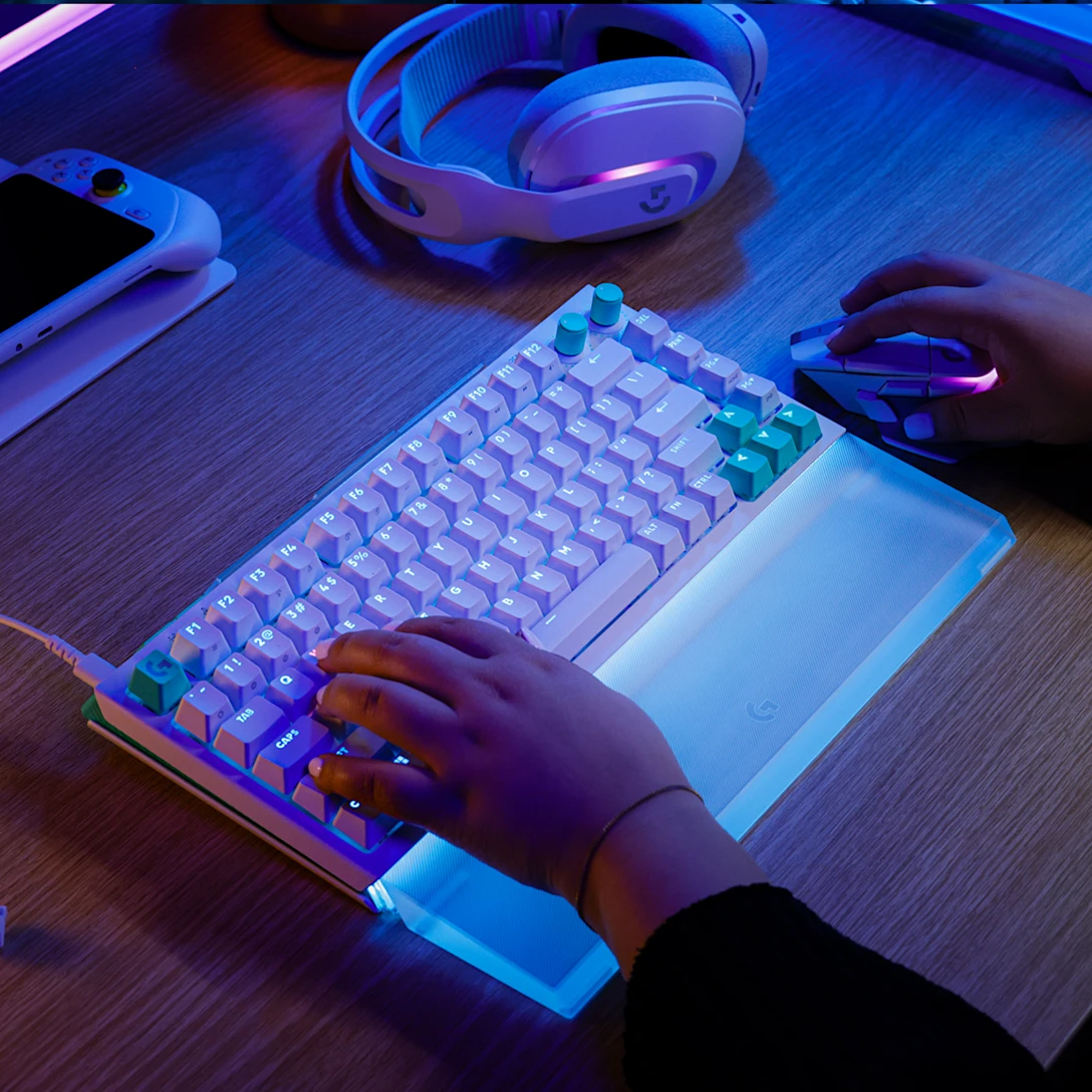 Bàn phím cơ Gaming Logitech G512 X 75 TMR White Tactile Switch (920-013962) | Analog, LIGHTSYNC RGB, 8K Hz - Ảnh 4
