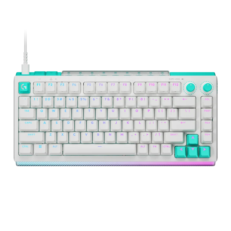 Bàn phím cơ Gaming Logitech G512 X 75 TMR White Tactile Switch (920-013962) | Analog, LIGHTSYNC RGB, 8K Hz