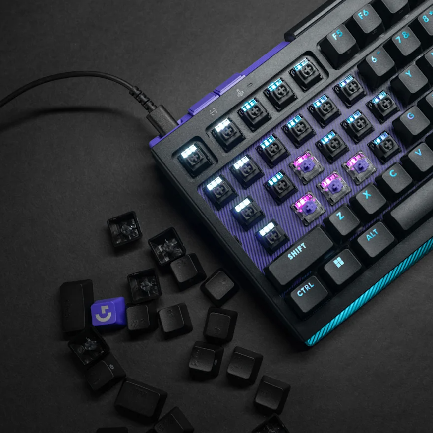 Bàn phím cơ Gaming Logitech G512 X 98 TMR Black Tactile switch (920-013988) | Analog, LIGHTSYNC RGB, 8K Hz - Ảnh 4