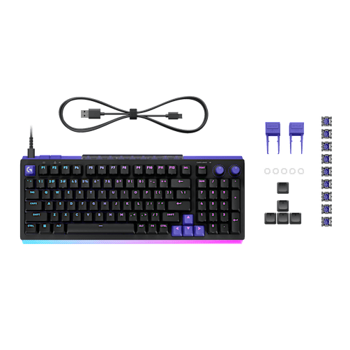 Bàn phím cơ Gaming Logitech G512 X 98 TMR Black Tactile switch (920-013988) | Analog, LIGHTSYNC RGB, 8K Hz - Ảnh 3