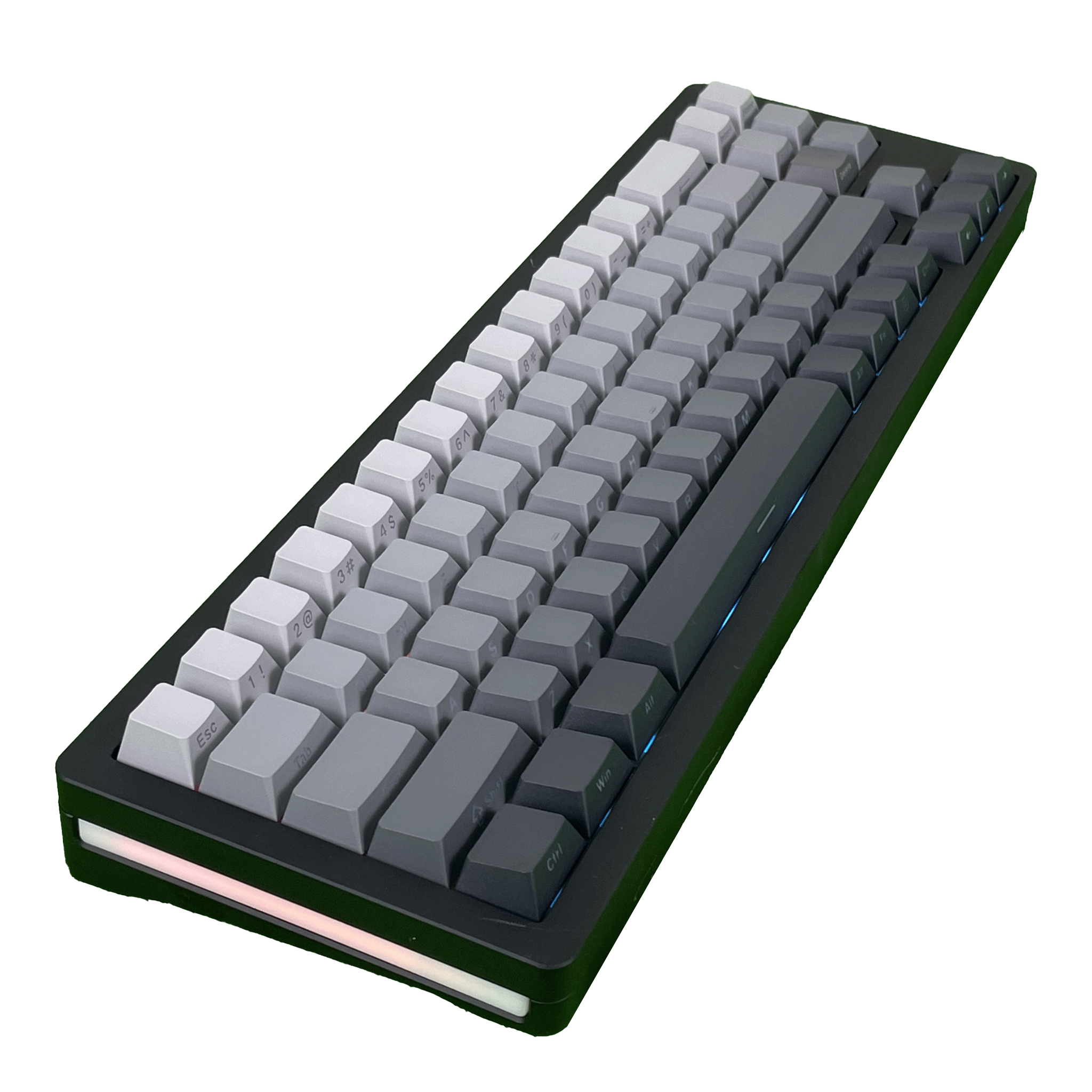 Bàn phím cơ gaming XinMeng M71 | 3 Mode, TKL, Linear Switch, RGB, Black, Vỏ nhôm, Hot swap - Ảnh 3